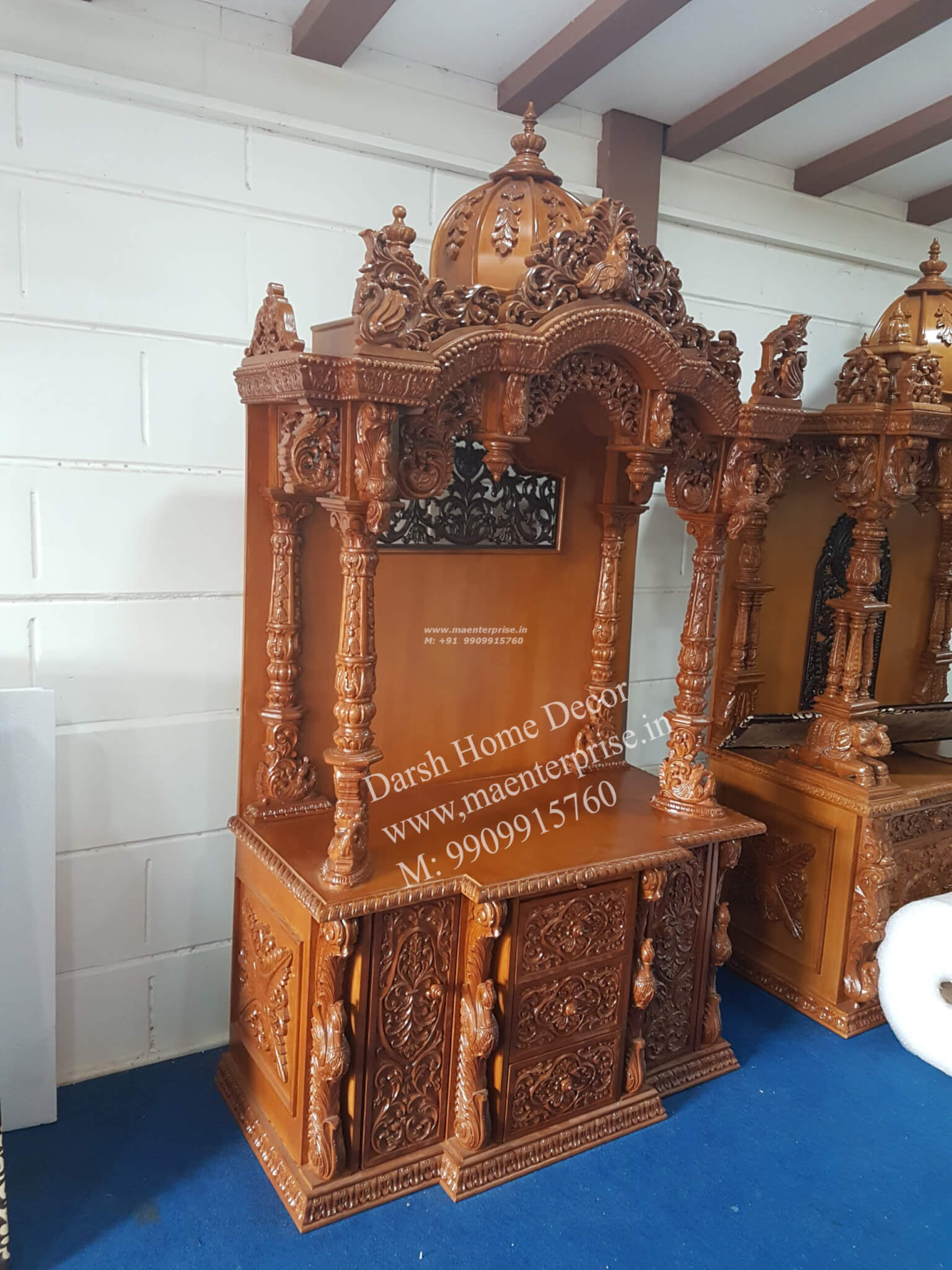 7 feet pooja mandir for home