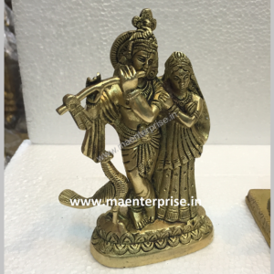 Radha Krishna Statue of Brass