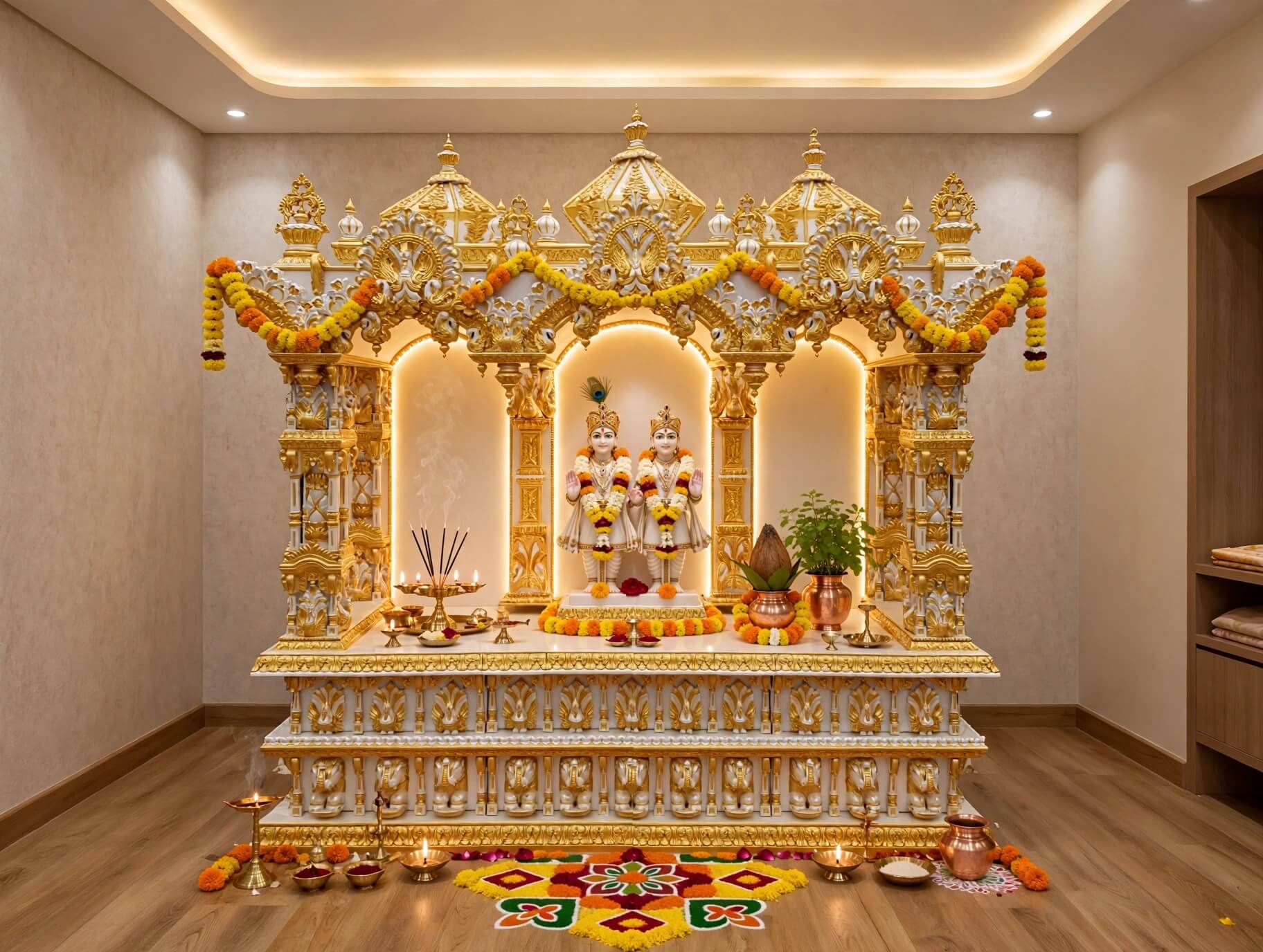 BAPS Mandir for pooja room