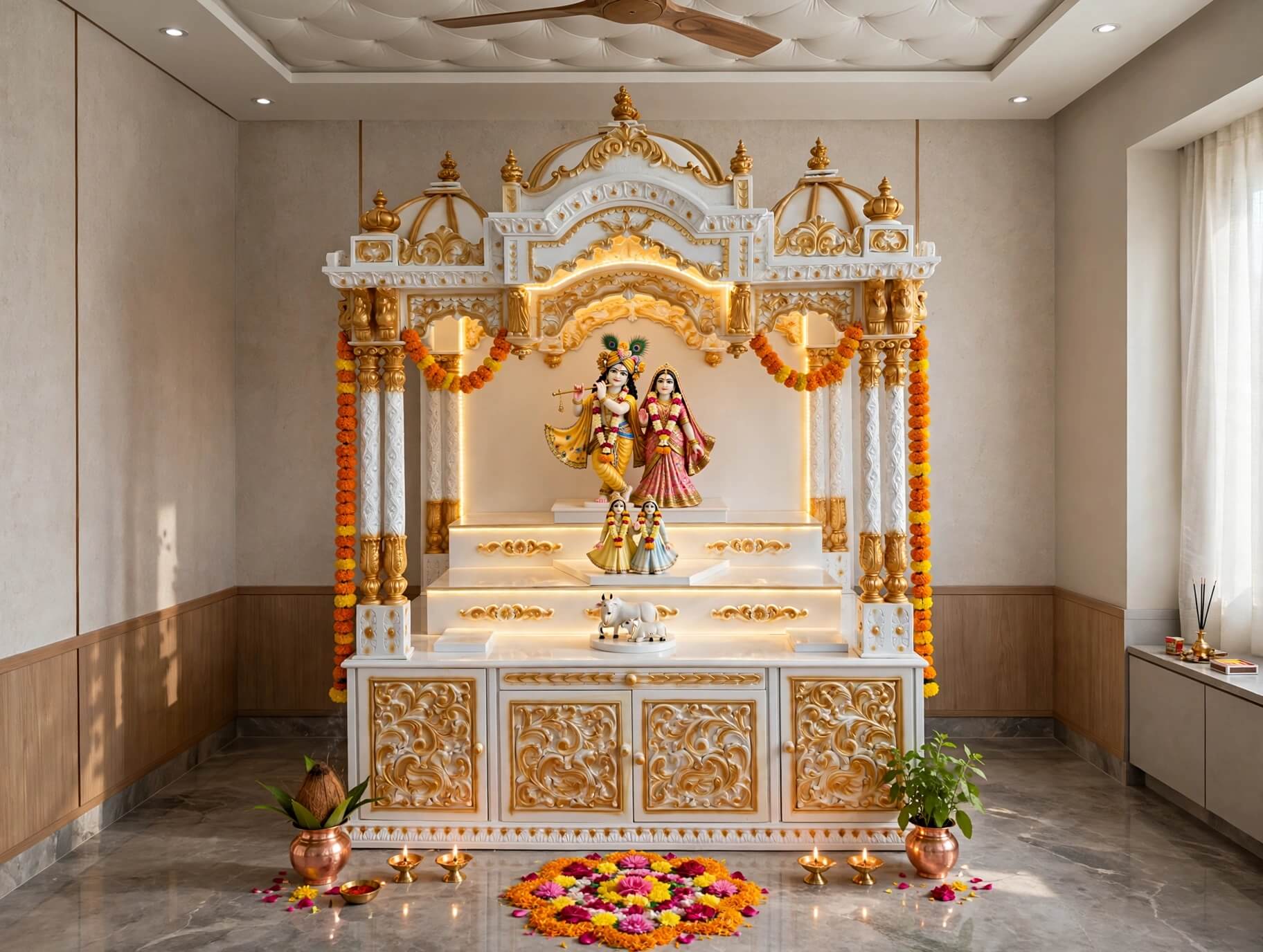 Isckon temple for home