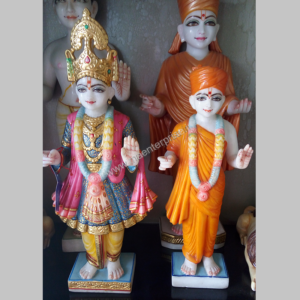 Marble Swaminarayan Murti statue-2