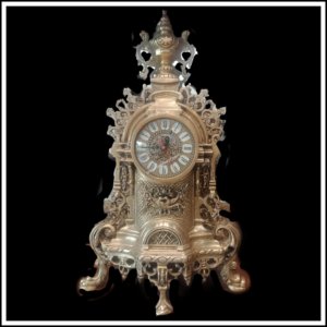 brass wall clock