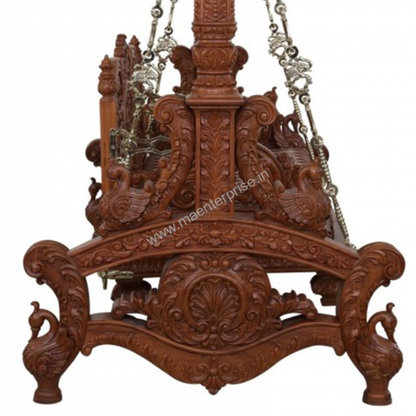 Indian wooden jhula swing for home_1
