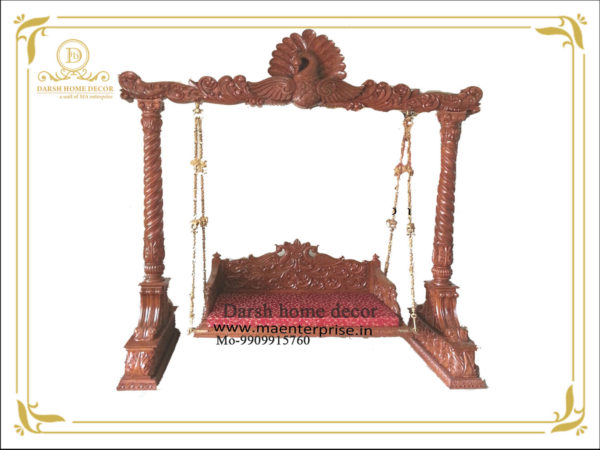 Traditional Indian Wooden Swing
