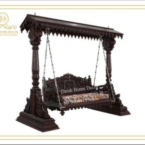Big Indoor Wooden Swing Jhula