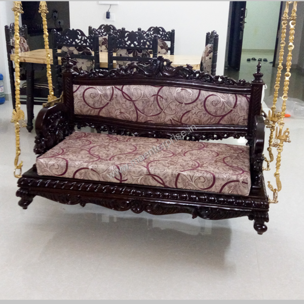 Royal Indian Traditional Wooden swing seats jhula_2
