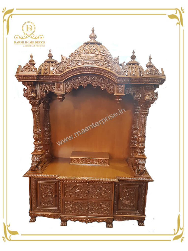 Wooden Temple Designs For Home at Best price in USA,Aus, UK