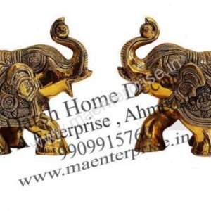 Brass Elephant Statue