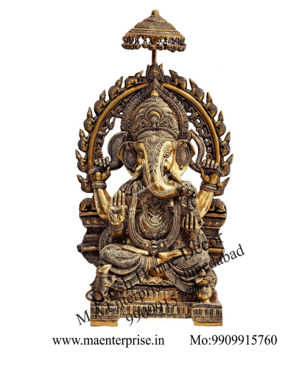 Brass Ganesh Statue